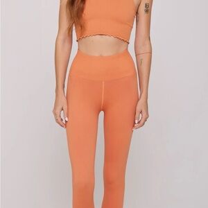 ✨Hunger Action Love Sculpt Seamless Ribbed Legging Length 7/8 Size XS/S (NWT)✨